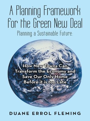 cover image of A Planning Framework for the Green New Deal